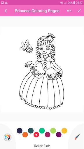 Princess coloring pages 🌈🌈 - OFFLINE screenshot 5