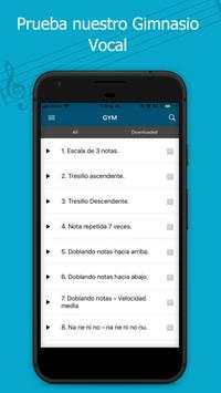 Entrenador Vocal - Clases de canto afinar la voz. screenshot 8