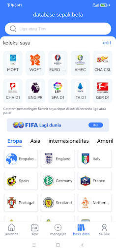 Skor Sepak Bola screenshot 4