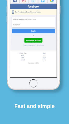 Social Media At One Tap screenshot 3