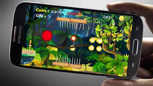 Jungle Ball Lite: Tilt & Draw screenshot 2