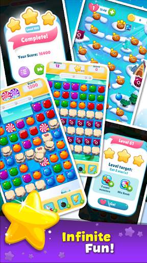 Candy Monsters Match 3 screenshot 5