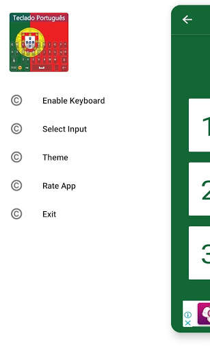 Portuguese Keyboard 2020 -  Teclado Portugues screenshot 3