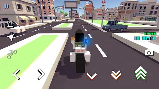 Blocky Moto Racing - motor screenshot 5