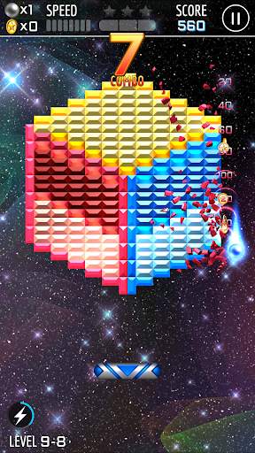 Astroball - Brick Breaker (Ad Free) screenshot 5