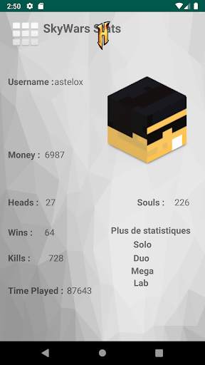 HypixelStats screenshot 1