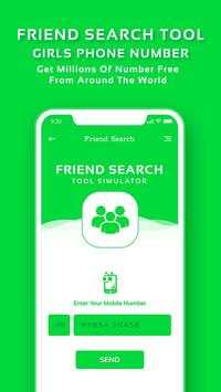 Friend Search For WhatsApp Number  Simulator screenshot 3