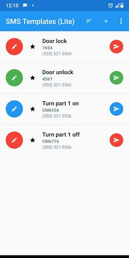 SMS Templates (Lite) screenshot 2