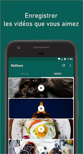 ReShare: Enregistrer Statut pour WhatsApp screenshot 3