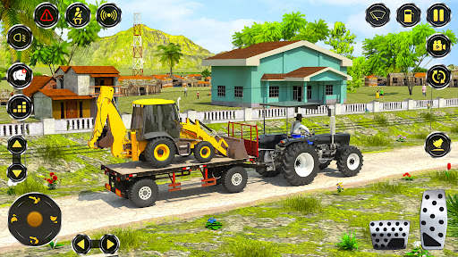 Real JCB Backhoe Loader Game screenshot 3