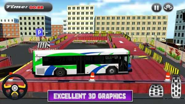 City Coach Bus Simulator Parking Drive screenshot 5