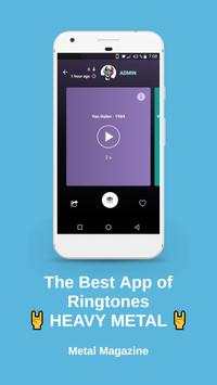 Heavy Metal Ringtones 4 تصوير الشاشة