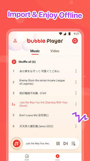 Bubble Player - Videos & Music screenshot 6
