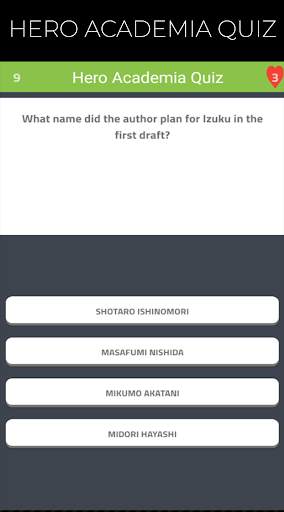 Quiz Game for Hero Academia screenshot 4