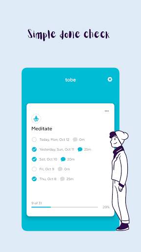 Tobe - Habit Tracker, Diary, Mood Tracker screenshot 1