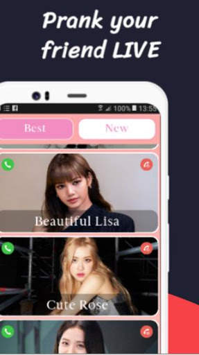 BlackPink Call - Fake Video Calls Prank screenshot 1