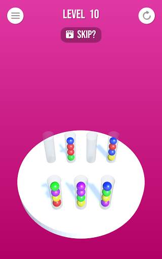 Puzzle - Urutkan Bola 3D screenshot 12