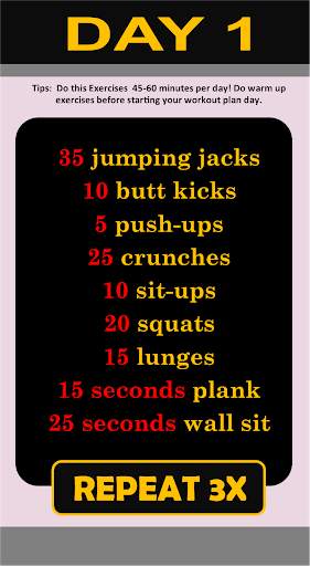 EASY WORKOUT WITH HEALTHY NUTRITION screenshot 1