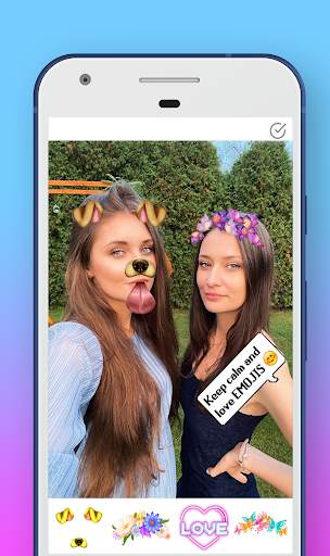 Snappy Live Camera Photo Filters Stickers screenshot 1