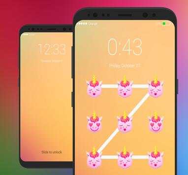 Pony Lock Screen Little UNICORN Emoji screenshot 1