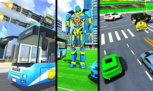 Real Bus Robot Car Battle:Transformation Game 2020 screenshot 6