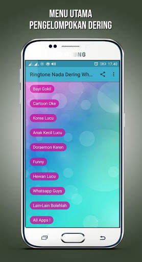 Nada dering Telepon Dan Sms Terbaik screenshot 1