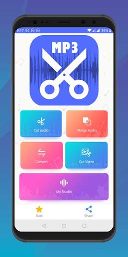 Mp3 cutter – Video Cutter , Joiner , Merge , Cut screenshot 1