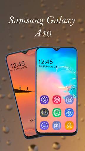 Theme for Samsung Galaxy A40: launcher for Android screenshot 2