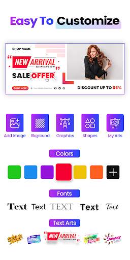 Banner Maker, Thumbnail Maker screenshot 4
