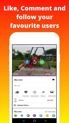 FunStatus - videos, images status share & download स्क्रीनशॉट 5