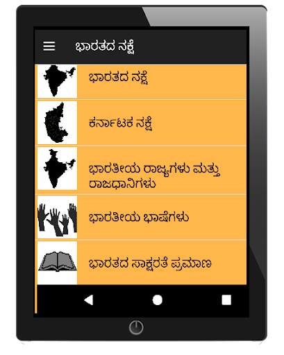India Capitals States Maps in Kannada - ಭಾರತ ನಕ್ಷೆ скриншот 5