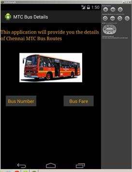 Chennai MTC Bus Details screenshot 1