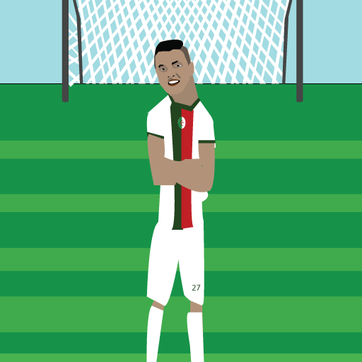 Shoot the goal icon