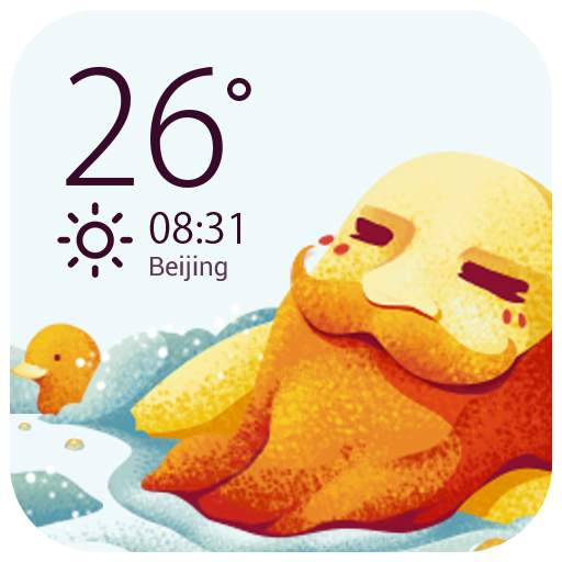 Cute weather forecast clock widget 16.6.0.6271_50157