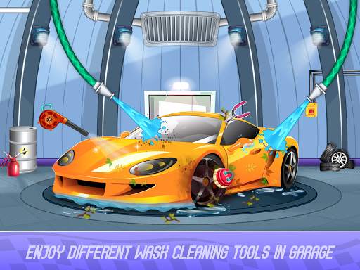 Kids Sports Car Wash Cleaning Garage screenshot 2