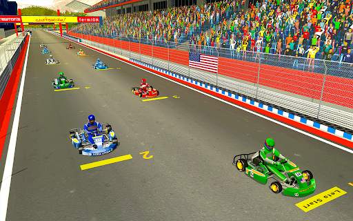 Go Kart Racing Games 3D Stunt screenshot 4