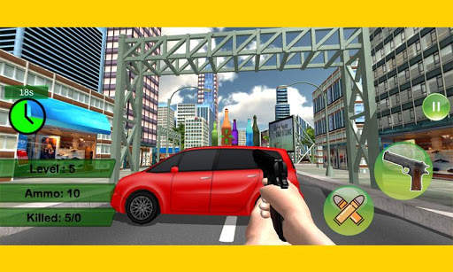 Real Bottle Shooting Game screenshot 1