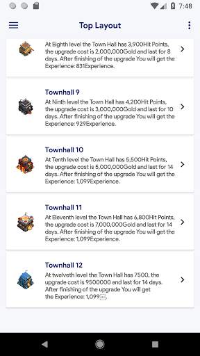 Clash war base layouts screenshot 2