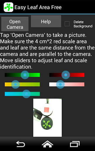 Easy Leaf Area Free screenshot 1