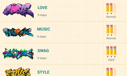 How to Draw Graffitis screenshot 1