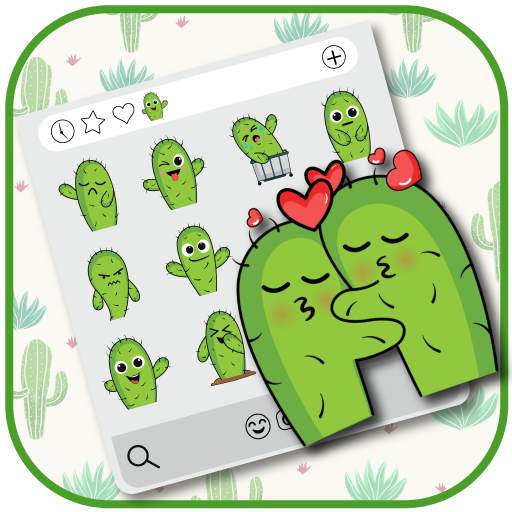 Funny Cactus Emoji Stickers 1.0