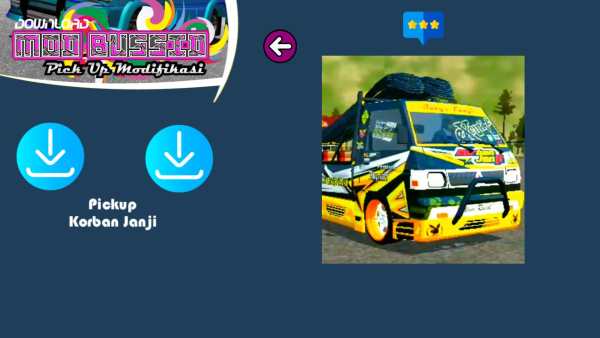 Download Mod Bussid Pickup Modifikasi screenshot 6