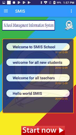 SMIS screenshot 1