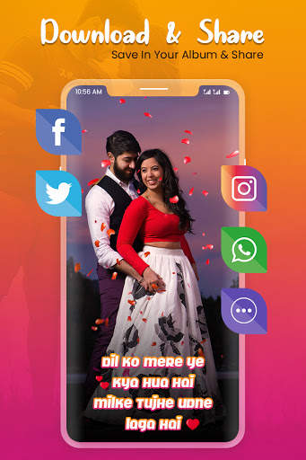 Song on PIC : Add Love Song My Photo Status Maker screenshot 6