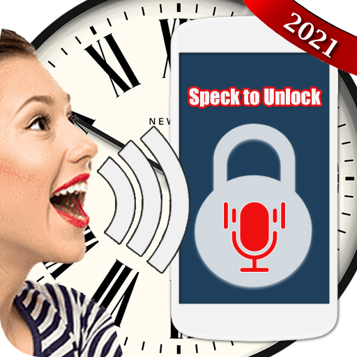 Clock Voice Lock Screen – Time Clock Theme иконка