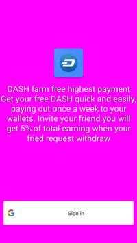 Free Dashcoin farm - Best paying DASH faucet скриншот 1