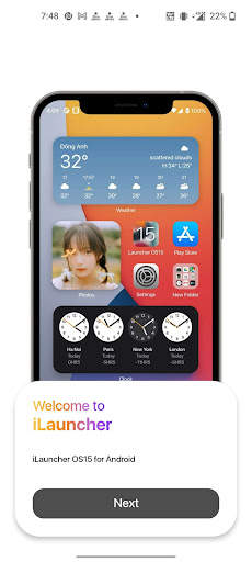 Iphone Launcher - OS 15 screenshot 1