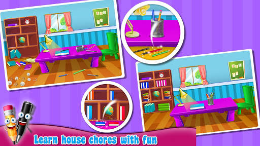 Learning House Manners: Home Cleaning Games screenshot 4