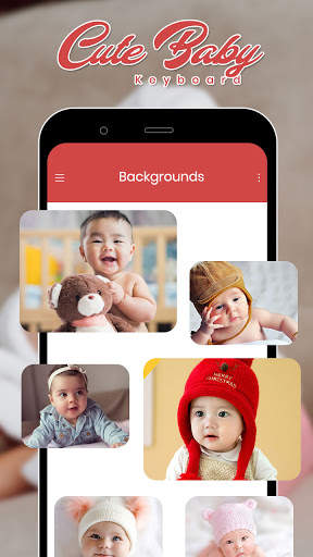 Cute Baby Photo Keyboard screenshot 2