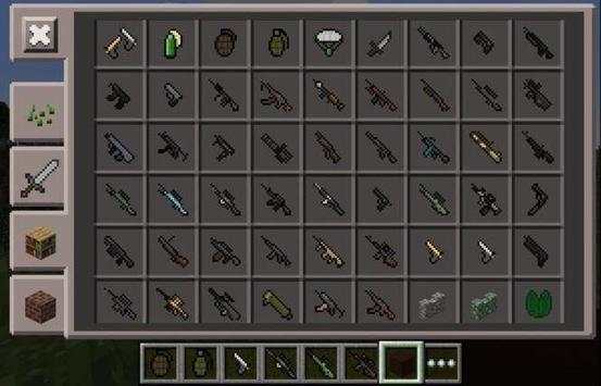 Beautiful Guns MCPE new 4 تصوير الشاشة